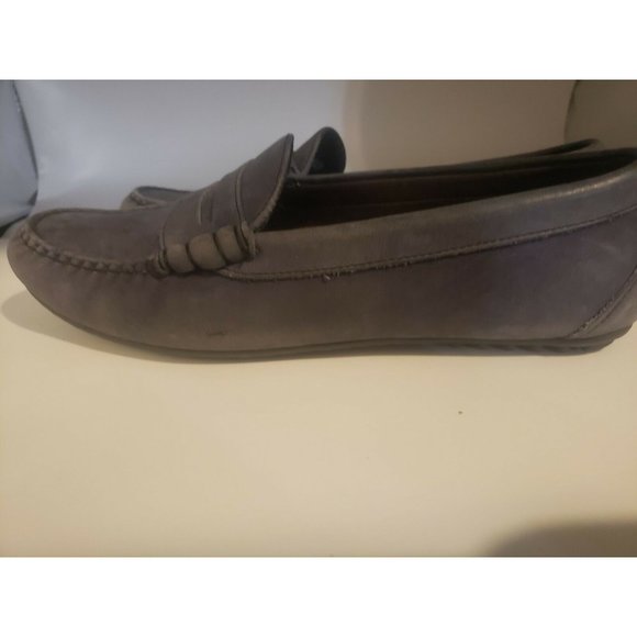 Allen Edmonds AE  Men's Penny Loafers Gray Suede Shoes Size 10 D - Picture 3 of 12